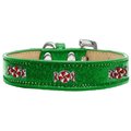 Mansbestfriend Peppermint Widget Dog CollarEmerald Green Size 18 MA939773